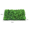 Artificial Plant Greenery Wall Hedge Grass Leaf Mat Fence Foliage Panel 60x40cm