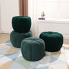 Nordic Pumpkin/Peach Shape Pouffe Stool Sofa Footrest Hallway Seat Ottoman Chair