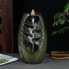 Mountain River Ceramic Backflow Insence Burner Waterfall Smoke Cone Holder Aroma