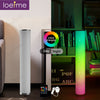 54cm Tall Colour Changing LED Floor Lamp Starlight Round Deco Tube Mood Light UN