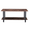 Industrial 25mm Wooden Top Coffee Table Retro End Side Table LivingRoom Furnitur