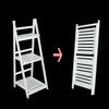 3Tier Wooden Ladder Folding Book Shelf Stand Plant Flower Display Shelving Rack