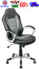 Adjustable Executive Racing Gaming Computer Office Chair Swivel Recliner Leather
