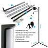 RGB Colour Changing LED Corner Floor Lamp Minimalist Mood Light 140cm Tall
