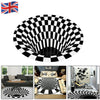 Round Rugs Anti-Slip RUG Carpet Mat 3D Stereo Illusion Living Room Floor Bedroom
