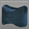 Memory Foam Contour Leg Pillow Bed Orthopaedic Firm Back Hips Knee Support Cover