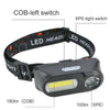 Waterproof Headlight USB Rechargeable LED Headlamp/Head torch Running, Camp/DIY