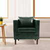 Occasional Chesterfield Tub Chair Upholstered Wing Backed Armchair Lounge Fabric