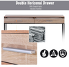 Industrial Console Table Vintage Narrow Furniture Slim Hallway Metal Sideboard
