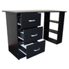 Computer Desk 3 Drawer PC Dressing Table Black White Beech Dark Walnut Redstone