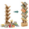 10Tier Book Shelf Tree Shape Bookshelf Case Storage Display Rack 2 Colors UK