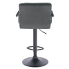 1/2/4x Bar Stools Gas Lift Swivel Stool Kitchen Breakfast Pun Chair Velvet Metal