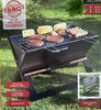 The Original BBQ Fold flat barbeque stainless steel grill Garden Outdoor Party
