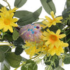 LED Easter Wreath with Light Colorful Eggs Spring Wall Door Garland Hanging Deco