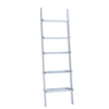 Leaning Ladder Shelving Unit 5Tier Display Bookshelf Bookcase Wall Shelf Storage