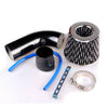 Universal Car Cold Air Intake Filter Induction Kit Pipe Hose System Carbon Black