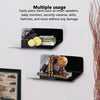1Pcs Acrylic Self Adhesive Floating Wall Shelves Storage Display Shelf Speaker