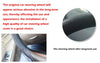 Universal Car Steering Wheel Cover Protector Glove Perforated Black Pu Leather