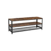 Industrial Style TV Stand Large Vintage Lowboard Console Table Rustic Unit Metal
