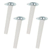 4 Wooden Scandinavian Furniture Replacement Legs Bookcases Cabinet Feet Fixings