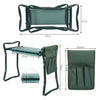 150KG Load Portable Folding Garden Kneeler Foam Kneeling Stool Bag Padded Seat