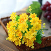 36 Heads Artificial Silk Flowers Bunch Wedding Home Grave Outdoor Bouquet UK