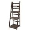 Foldable 4 Tier Wooden Ladder Storage Rack Display Stand Shelving Unit Bedroom
