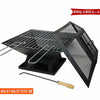 Fire Pit Garden Heater Barbecue BBQ Grill Stove Camping Charcoal Patio Outdoor