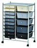 Storage Trolley On Wheels. 4 10 15 Drawers Home Office Salon Paper Organiser
