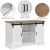 White Modern TV Stand Media Console Cabinet Table Sideboard Entertainment Center