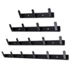 3/4/5/6 Hooks Coat Rack Key Hanger Wall Mounted Heavy Duty Metal Coat Hook Rail