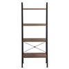 4-Tier Industrial Ladder Shelf Bookcase Plant Flower Stand Shelves Storage Unit