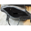 UK Large Lady Handbag Rivets Tassel Leather Messenger Shoulder Bag Travel