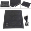 LAPTOP COOLER STAND WITH 6 FAN TILT FOR 15 17" INCH BUTTON CONTROL COOLING PAD