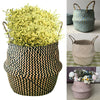 Wovens Seagrass Belly Basket Plant Flower Storage Straw Pot Home Garden Decors