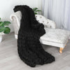 Multicolor Knitted Blankets Knitted Thick Blanket Hand Knit Sofa Blanket