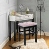 Vanity Dressing Table Stool Soft Wood Makeup Chair Vanity Stool Piano Stool Seat