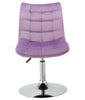 Soft Ibiza Lilac Velvet Dressing Table Bedroom Makeup Chair, Vanity Lounge