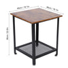 Coffee Table Bed Sofa Side End Tables Living Room Storage Furniture Iron MDF