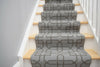 New Grey Trellis Long Hallway Stairs Runner Non Slip Kitchen Washable Mat Rug UK