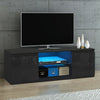 Modern TV Unit Stand Cabinet Sideboard High Gloss Door RGB LED Light White Black