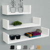 Floating Shelves Wall shelf Unit decor Display Storage book Wood mounted Hanging