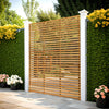 Garden Fence Screen Slatted Pine Wood Panel Screening Treated Privacy Fencing