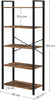 Industrial Style Bookcase Storage Dispaly Shelving Unit Metal Vintage Bookshelf