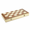 Chess Wooden Set Folding Chessboard Magnetic Pieces Wood Board UK New