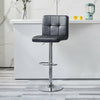 1/2× Bar Stools PU Leather Chair Breakfast Chair Swivel Gas Lift Kitchen Counter