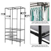 Heavy Duty Clothes Rail Rack Hanging Garment Display Stand Shoe Storage Shelf UK