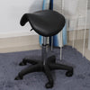 Salon Hairdresser Swivel Stool Gas Lift Padded Seat Saddle Manicure Tattoo Stool