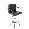 Modern Office Swivel Computer Desk PU Leather Study Chair Height Adjustable