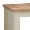 Cream Side Lamp Table Bedside Cabinet Nightstand With Open Storage Shelf